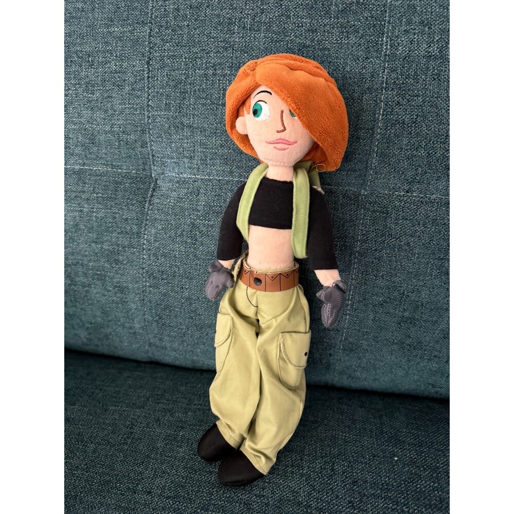 Kim Possible Disney Store Exclusive Posable plush stuffed Doll 14"